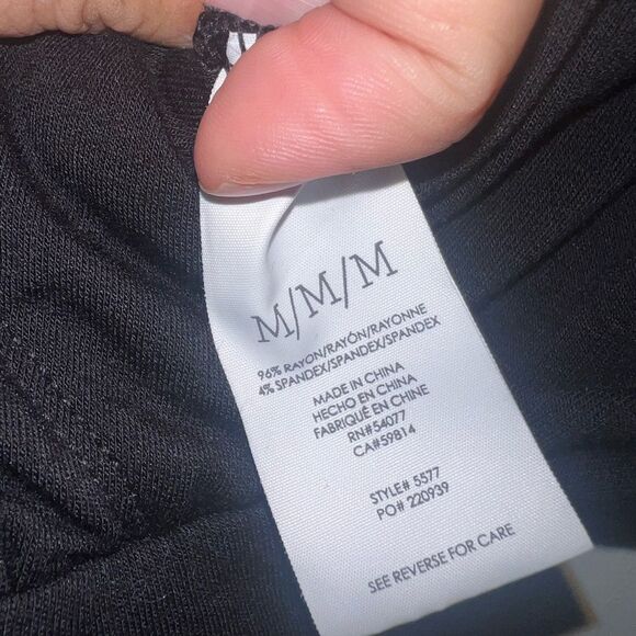 CAbi Downtown Sleeveless Wide Leg Jersey Jumpsuit in Black Size Medium EUC - Picture 7 of 8